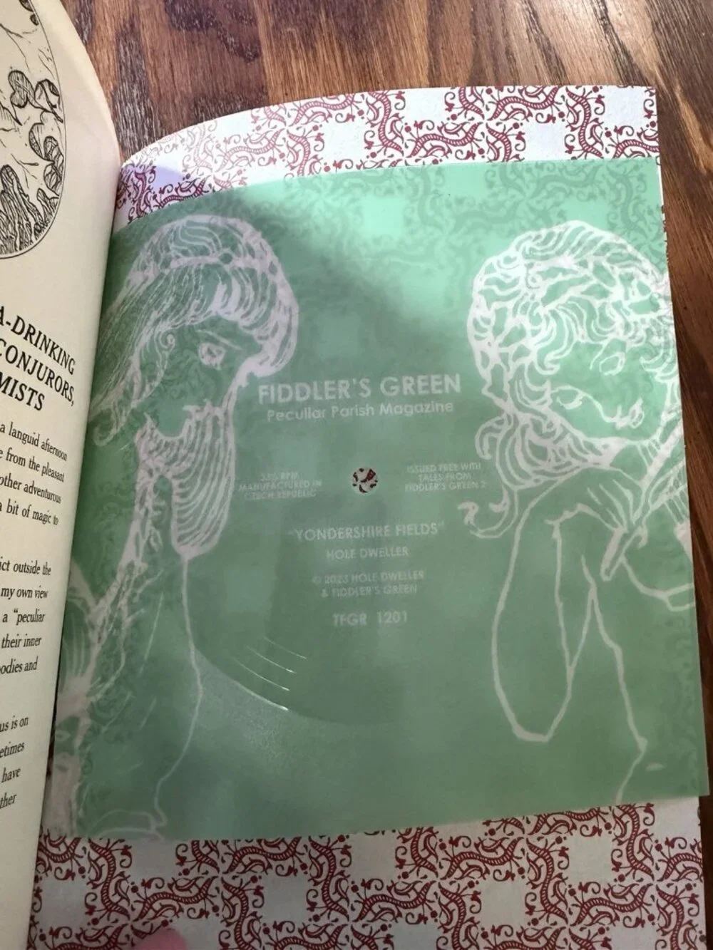 Tales From Fiddler's Green Midnight Flowers Peculiar Parish Magazine Flexi‎ Disc